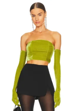 Kelia Top Jewel Green