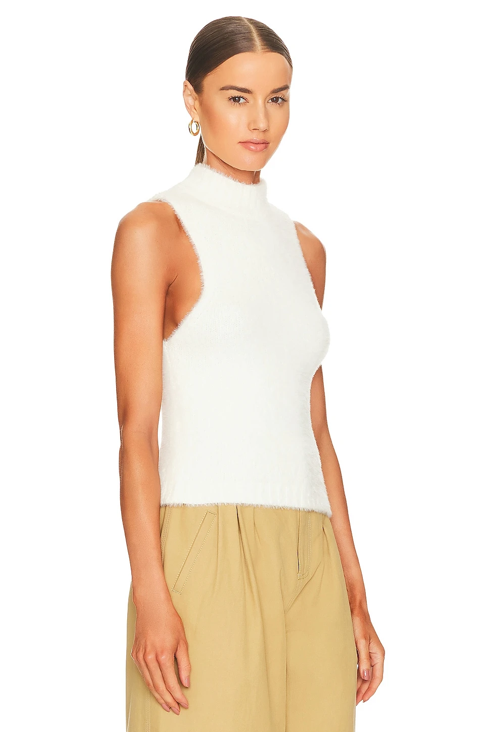 Basil Sweater White 2 Basil Sweater White - Image 2