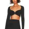 Naomi Cropped Top Black