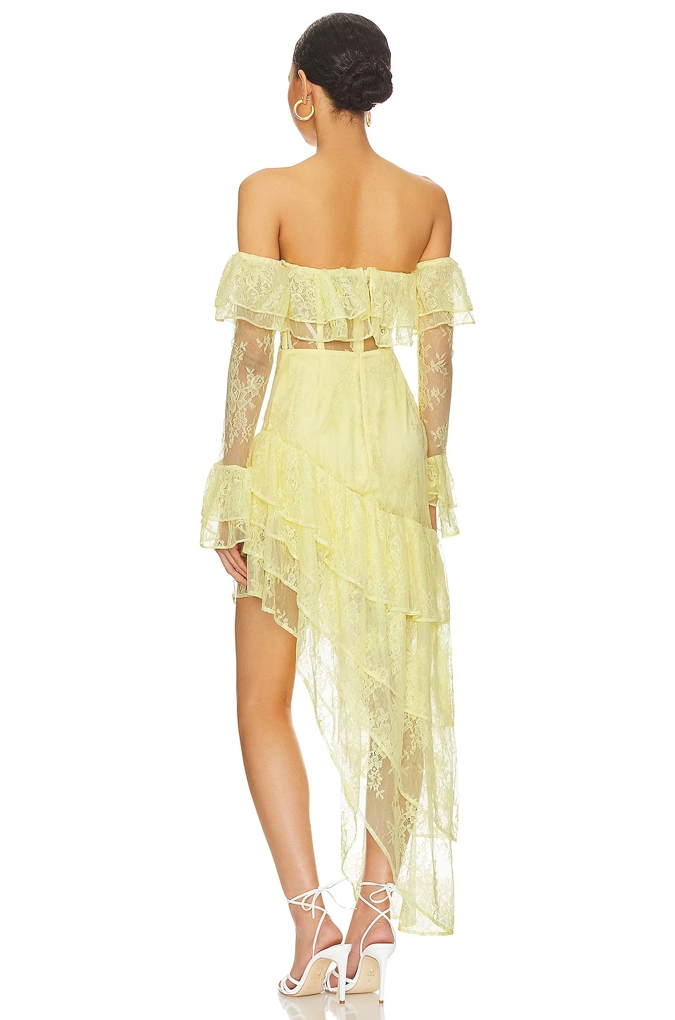 Maddalena Gown Yellow 4 Maddalena Gown Yellow - Image 4