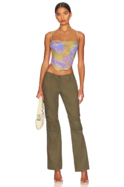 Raven Cargo Pant Moss -Fashion Clothing MAOU WP25 V4