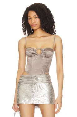 Deia Corset Silver
