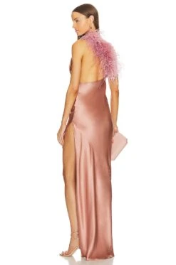 ROBE DE SOIRÉE EMMA Mauve -Fashion Clothing MEBY WD6 V1 1