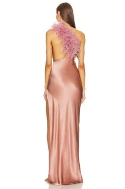 ROBE DE SOIRÉE EMMA Mauve -Fashion Clothing MEBY WD6 V4