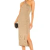 X REVOLVE Acerra Dress Gold