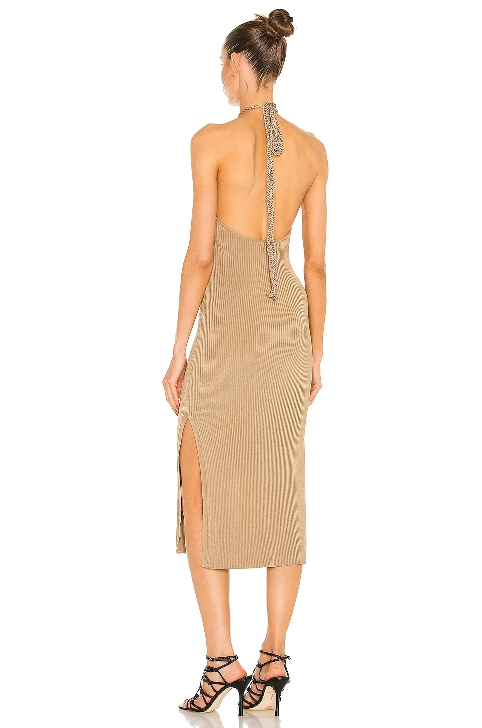 X REVOLVE Acerra Dress Gold 3 X REVOLVE Acerra Dress Gold - Image 3