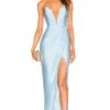 X REVOLVE Jake Gown Baby Blue