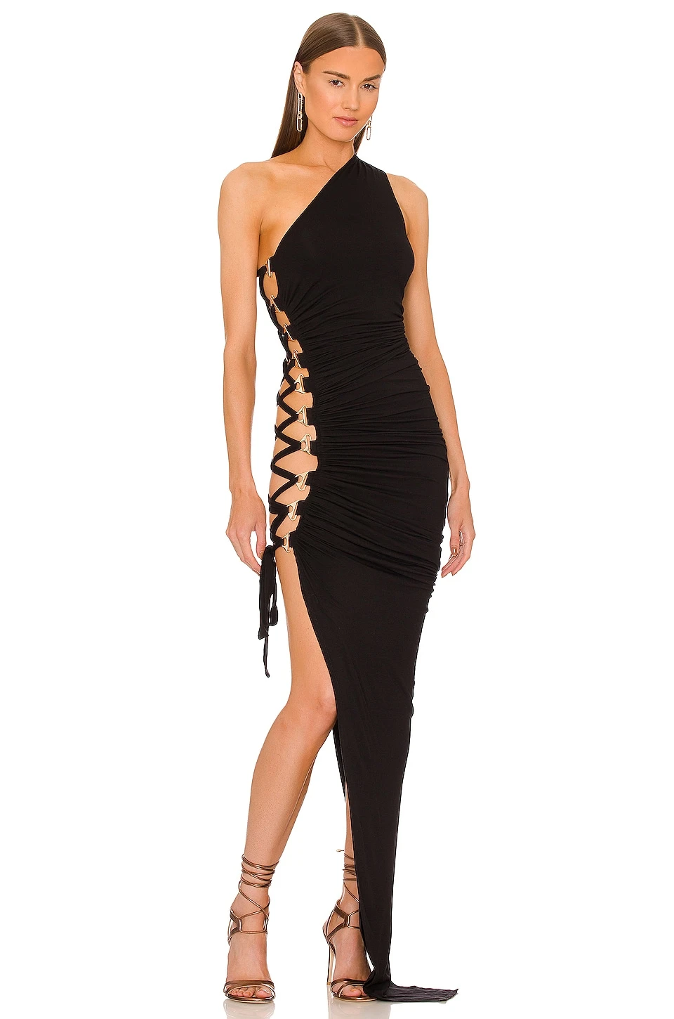 X REVOLVE Merrick Maxi Dress Black 1 X REVOLVE Merrick Maxi Dress Black