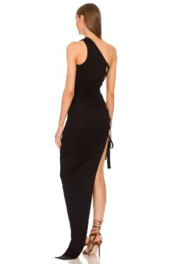 X REVOLVE Merrick Maxi Dress Black 7 X REVOLVE Merrick Maxi Dress Black -Fashion Clothing MELR WD605 V4