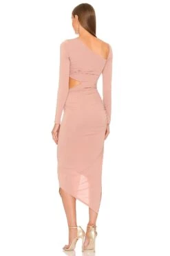 X REVOLVE Ansel Midi Dress Nude 7 X REVOLVE Ansel Midi Dress Nude -Fashion Clothing MELR WD634 V4
