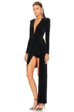 X REVOLVE Geneva Mini Dress Black 6 X REVOLVE Geneva Mini Dress Black -Fashion Clothing MELR WD706 V3