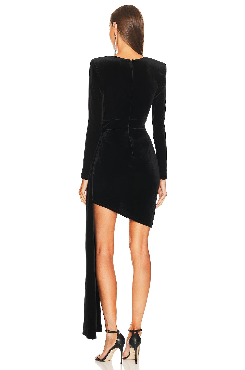 X REVOLVE Geneva Mini Dress Black 4 X REVOLVE Geneva Mini Dress Black - Image 4