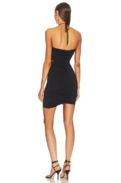 X REVOLVE Morgan Mini Dress Black -Fashion Clothing MELR WD806 V3