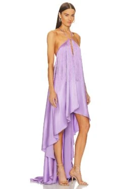 X REVOLVE Generosity Dress Purple -Fashion Clothing MELR WD811 V3