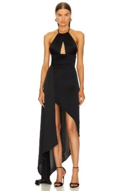 X REVOLVE Merdian Gown Black