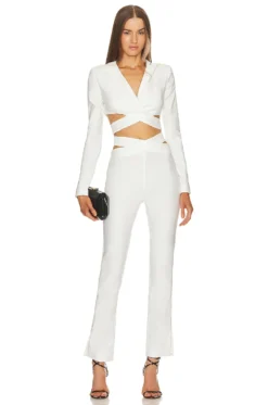 X REVOLVE Milla Pant White 7 X REVOLVE Milla Pant White -Fashion Clothing MELR WP69 V4