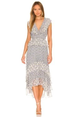 Ingrid Dress Pura Vida Flora Mix -Fashion Clothing MISA WD556 V4