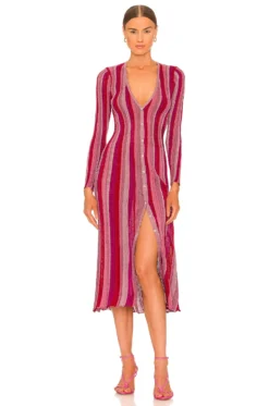 X REVOLVE Rafael Dress Violet Combo