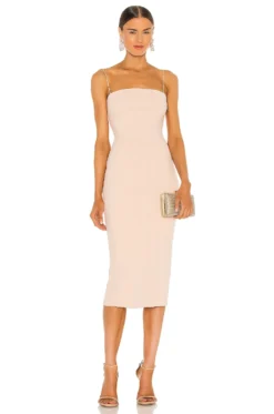 X REVOLVE Irisa Dress Nude
