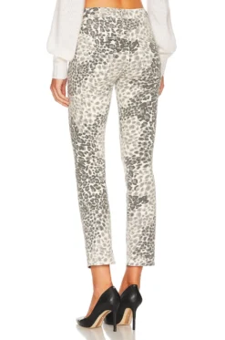 MOTHER Mid Rise Dazzler Ankle Shadow Leopard -Fashion Clothing MOTH WJ1282 V3