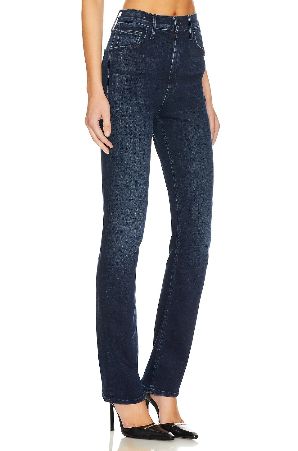 MOTHER High Waisted Rider Skimp Catch Me If You Can 2 MOTHER High Waisted Rider Skimp Catch Me If You Can - Image 2