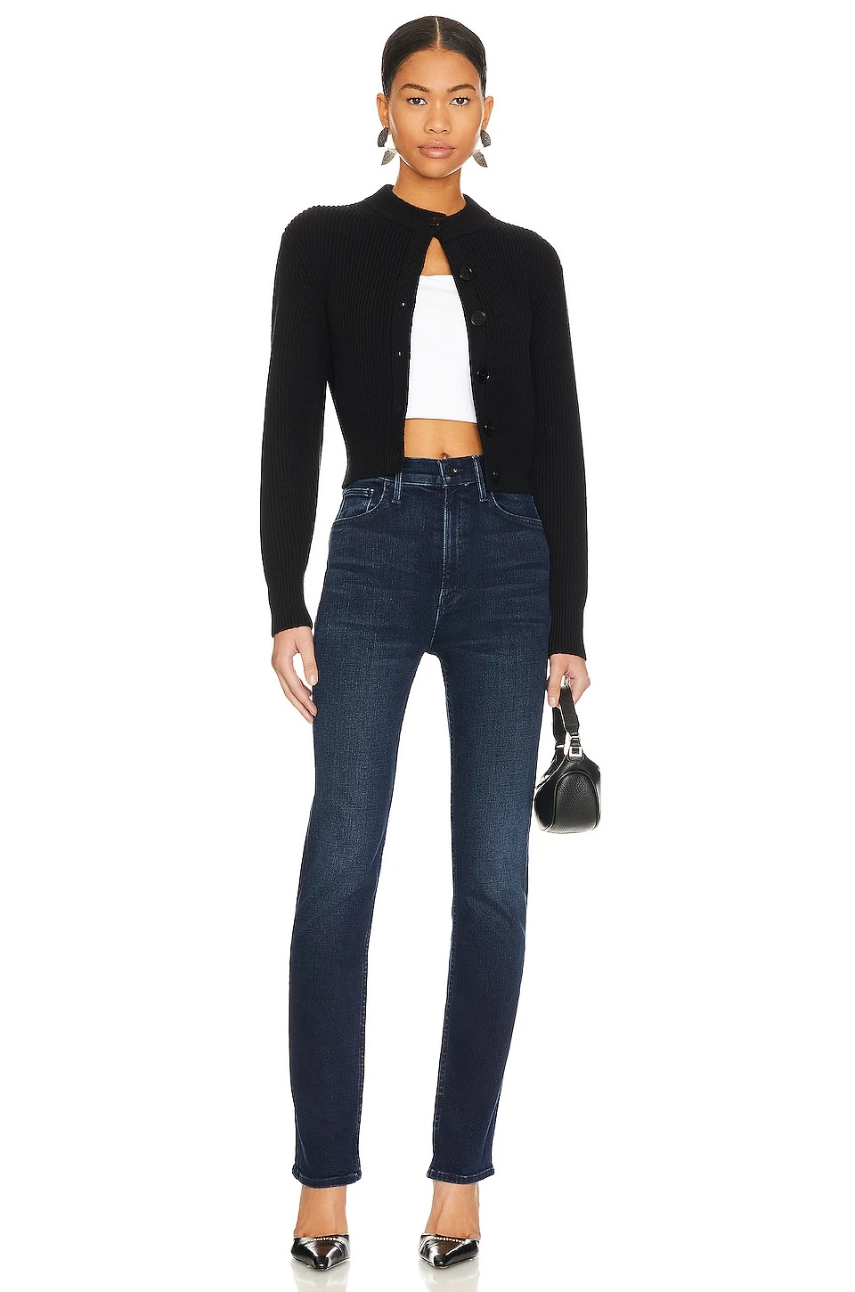 MOTHER High Waisted Rider Skimp Catch Me If You Can 4 MOTHER High Waisted Rider Skimp Catch Me If You Can - Image 4