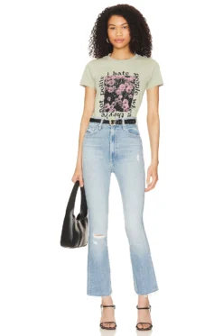 MOTHER The Tippy Top Insider Ankle Fray Sippin? Sweet Tea 7 MOTHER The Tippy Top Insider Ankle Fray Sippin? Sweet Tea -Fashion Clothing MOTH WJ1375 V4