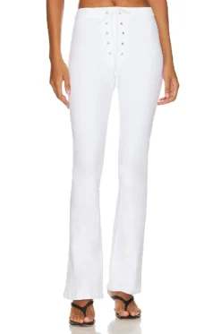 MOTHER The Lace Up High Waisted Weekend Skimp Totally Innocent