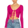 Aylin Crochet Top Hot Pink