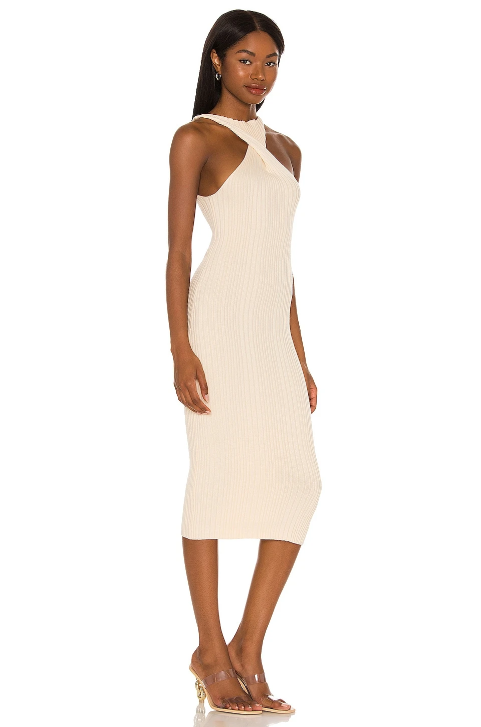 Irena Dress Ivory 2 Irena Dress Ivory - Image 2
