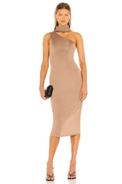 Kristiana Midi Dress Chestnut