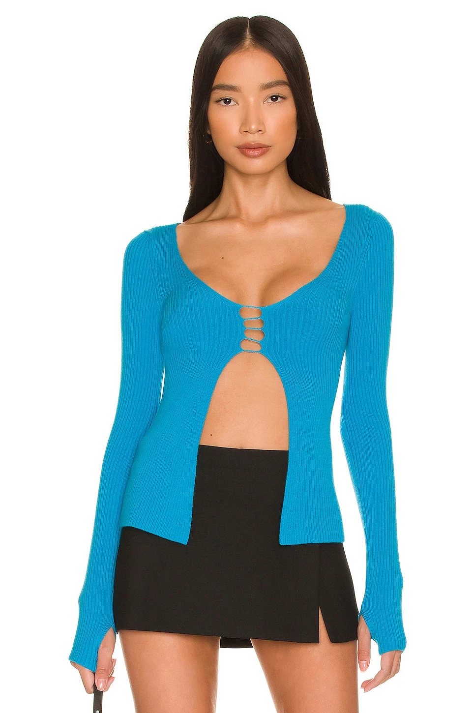 Benni Sweater Cerulean Blue 6 Benni Sweater Cerulean Blue - Image 6