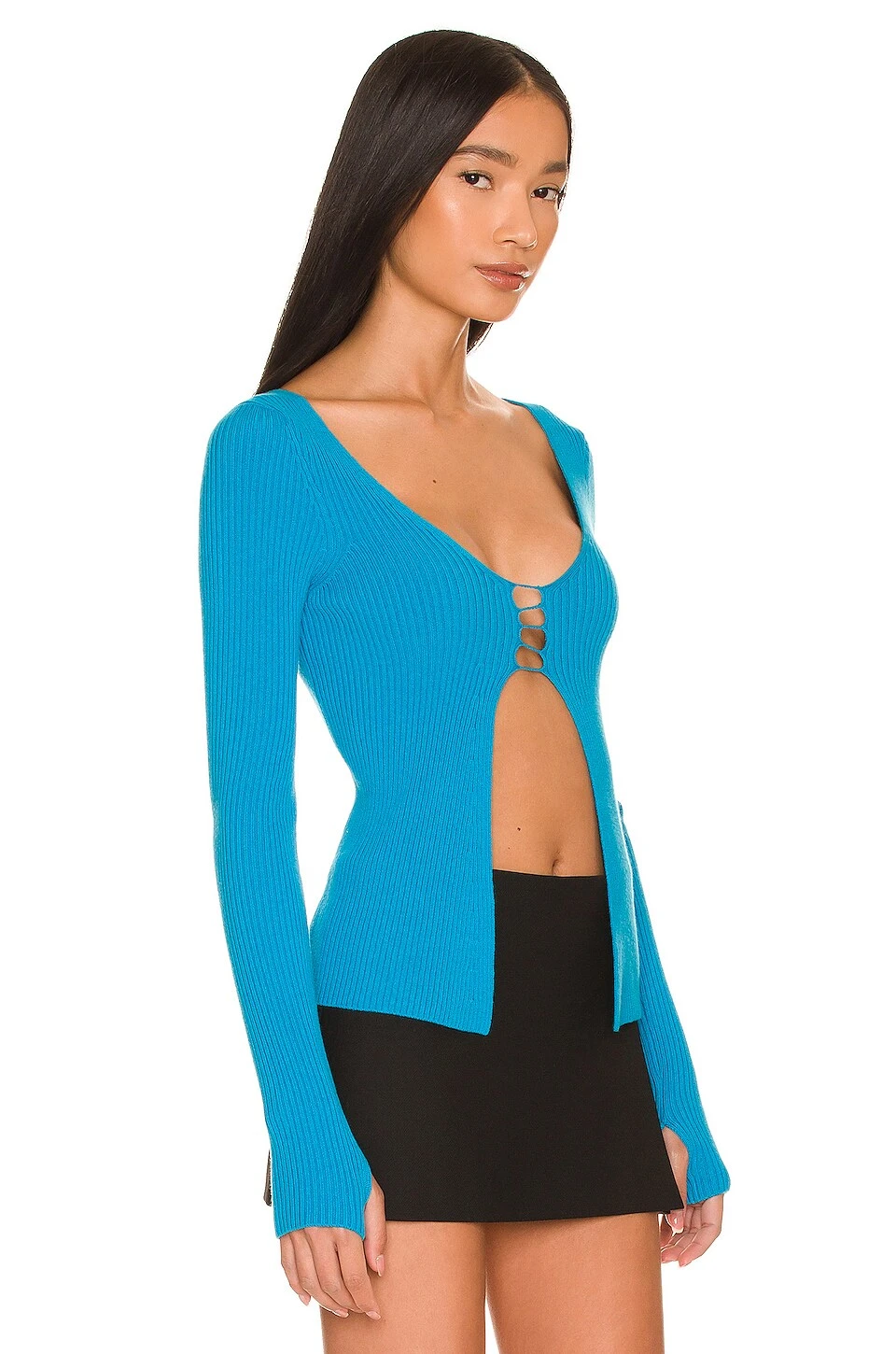 Benni Sweater Cerulean Blue 2 Benni Sweater Cerulean Blue - Image 2