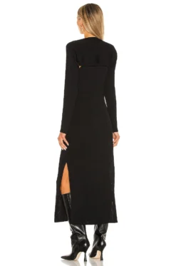 Estela Dress Black -Fashion Clothing NHOX WD282 V4