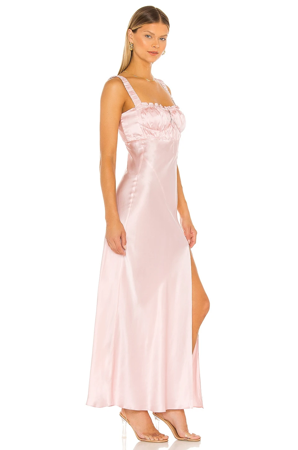 Nina Dress Soft Pink 2 Nina Dress Soft Pink - Image 2