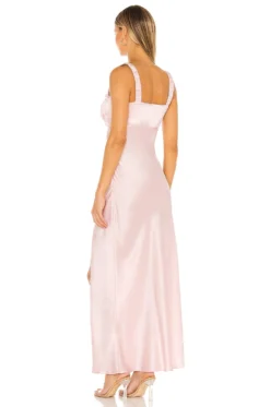 Nina Dress Soft Pink 5 Nina Dress Soft Pink -Fashion Clothing NHOX WD313 V3