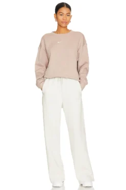 Nike Sportswear Phoenix Fleece Diffused Taupe & Sail -Fashion Clothing NIKR WK127 V4