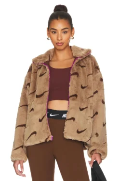 Nike NSW Jacket Dark Driftwood