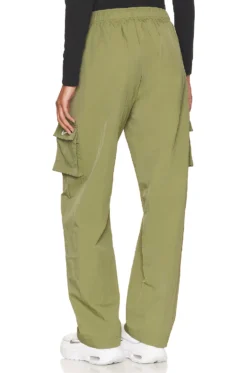 Nike NSW Essential High Rise Cargo Pant Alligator & White -Fashion Clothing NIKR WP222 V4