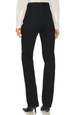 NILI LOTAN Smith Jean Distressed Black -Fashion Clothing NILR WJ23 V3