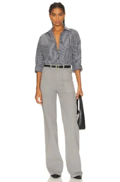 NILI LOTAN Quentin Pant Grey -Fashion Clothing NILR WP116 V4