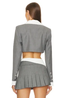 Charloteen Blazer Grey 6 Charloteen Blazer Grey -Fashion Clothing NJAC WO1 V3