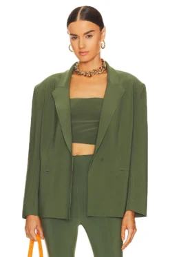 Norma Kamali CHAQUETA Celadon
