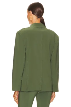 Norma Kamali CHAQUETA Celadon -Fashion Clothing NKAM WO148 V4