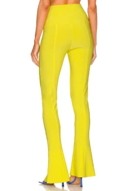 Norma Kamali Spat Legging Starfruit 6 Norma Kamali Spat Legging Starfruit -Fashion Clothing NKAM WP142 V3