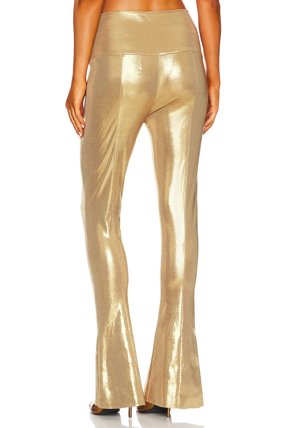 Norma Kamali Spat Legging Gold 3 Norma Kamali Spat Legging Gold - Image 3
