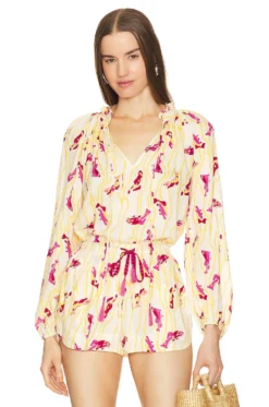 Penny Blouse Pisces Yellow Sunrise -Fashion Clothing NMAR WS21 V1 1