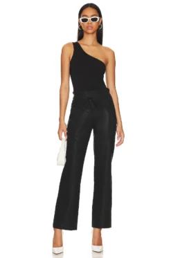 Starr Pant Black Wax 7 Starr Pant Black Wax -Fashion Clothing NOAR WP21 V4