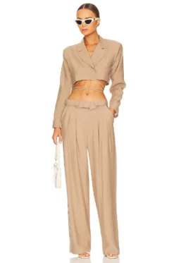 Cade Crop Jacket Camel -Fashion Clothing NOCH WO13 V4