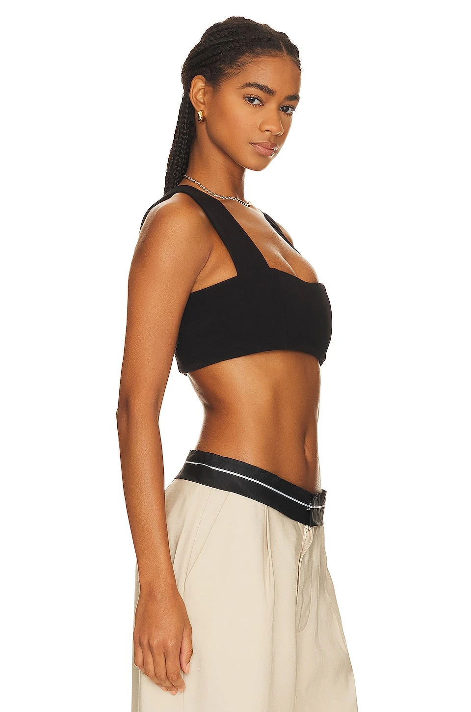 Channing Crop Top Black 2 Channing Crop Top Black - Image 2